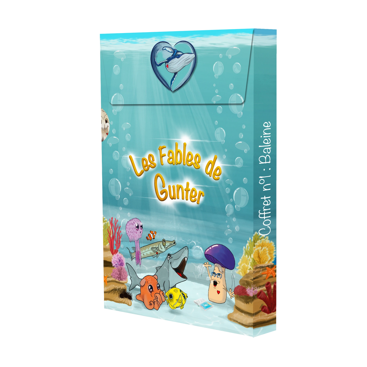 Coffret éducatif Baleine (01) – 5 Fables de Gunter