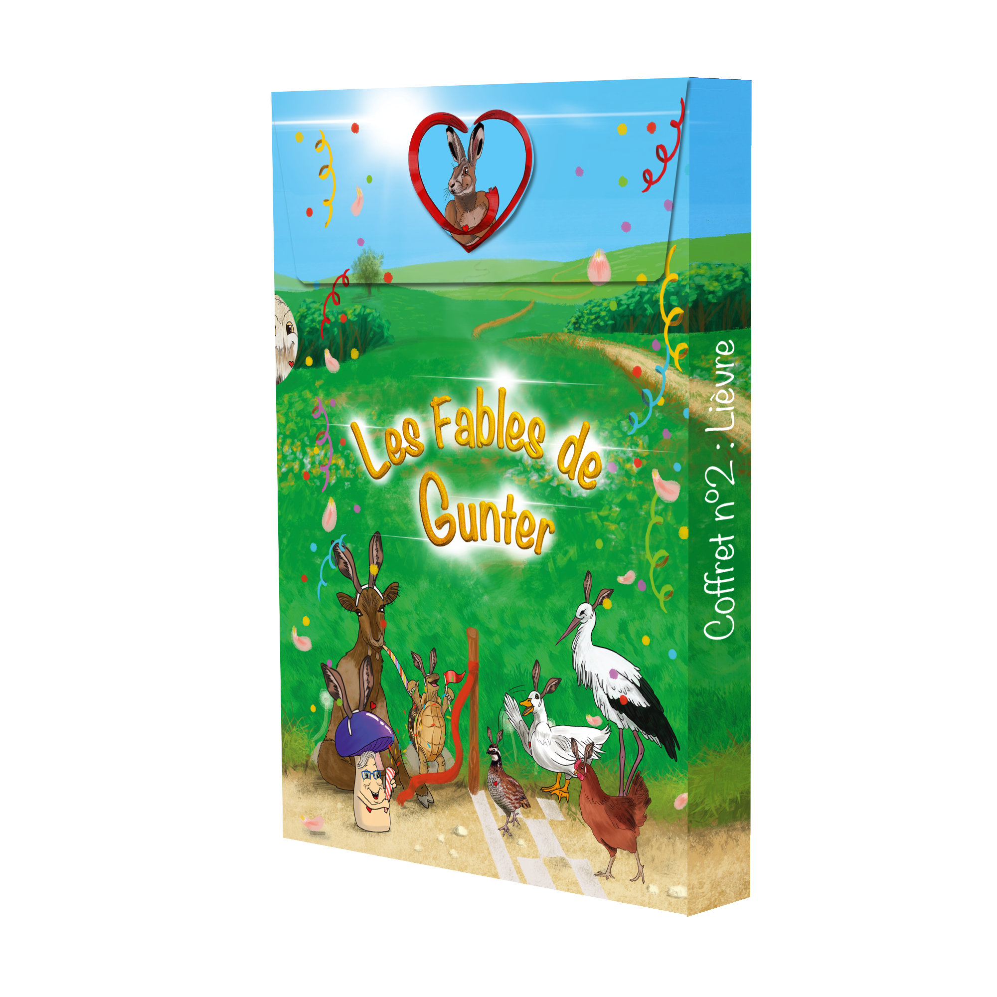 Coffret éducatif Lièvre (02) – 5 Fables de Gunter