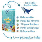 Pack de 2 coffrets éducatifs : Baleine & Lièvre