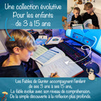 Pack de 2 coffrets éducatifs : Baleine & Lièvre