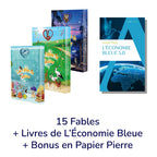 3 Coffrets éducatifs (Baleine, Lièvre, Hibou) + L’Économie Bleue 5.0